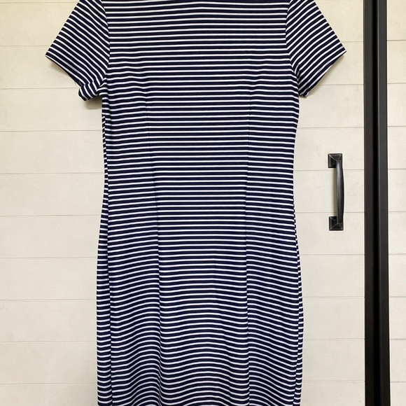 Jude Connally Emily Dress Navy White Medium - Picture 8 of 8